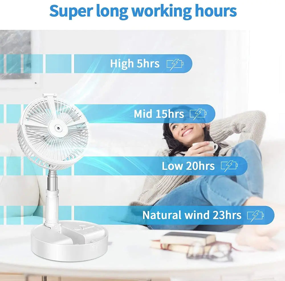 foldable Rechargeable Portable Fan