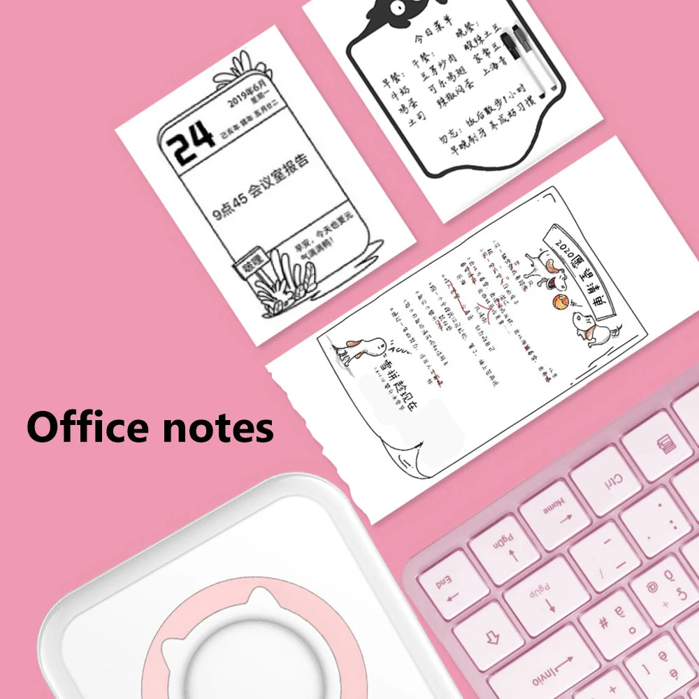Mini Portable Sticker Label Printer