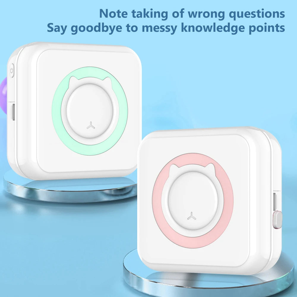 Mini Portable Sticker Label Printer